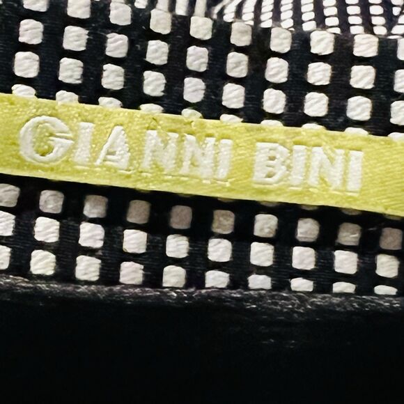 Gianni Bini Black & White Checked Pleated Flare Lined Gorgeous Skirt - Small - Picture 7 of 8